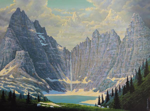 Glacier National Park Realistic Paintings – The Glacier Artist