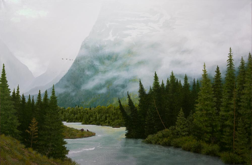 Glacier National Park Realistic Landscape Paintings – The Glacier Artist